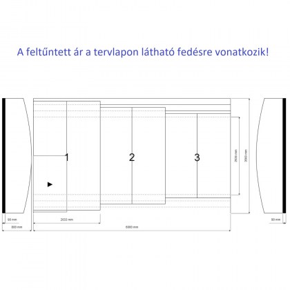 Milano Plus polikarbonát medencefedés